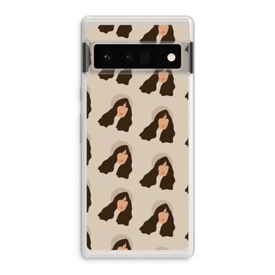 Bonjour mon amour: Google Pixel 6 Pro Transparant Hoesje