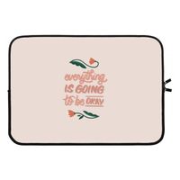 Optimistic flower girl: Laptop sleeve 13 inch