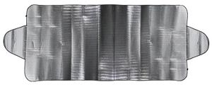 Proplus Anti-ijsdeken/zonnescherm XL 100 x 255 cm zilver