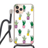 Sanseveria: iPhone 11 Pro Max Transparant Hoesje met koord Sanseveria: iPhone 11 Pro Max Transparant Hoesje met koord