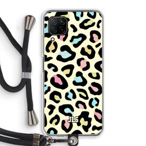 Leopard pattern: Huawei P40 Lite Transparant Hoesje met koord