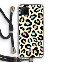 Leopard pattern: Huawei P40 Lite Transparant Hoesje met koord