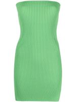 Nanushka haut bustier Brynn en maille nervurée - Vert - thumbnail