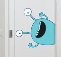 Blauwe monster kast monster