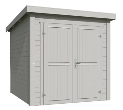 Blokhut Sara 200x250 Platinum Grey - Outdoor life