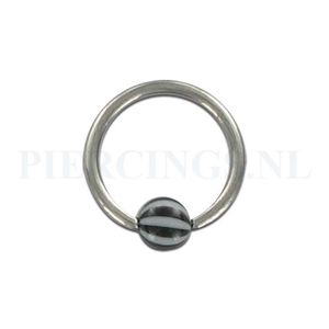BCR 1.2 mm strandbal zwart