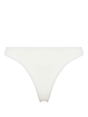 GCDS bas de bikini Couture à taille haute - Blanc