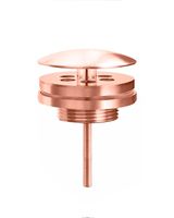 Lyon Low Fontein Afvoer Plug 5/4 Rosé-Mat-Goud