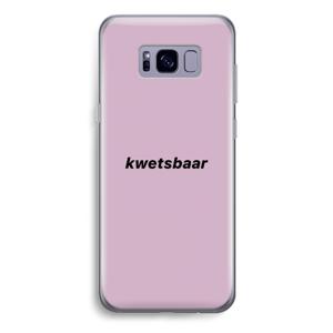 kwetsbaar: Samsung Galaxy S8 Plus Transparant Hoesje