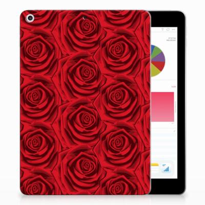 Apple iPad 9.7 2018 | 2017 | Siliconen hoesje | Red Roses
