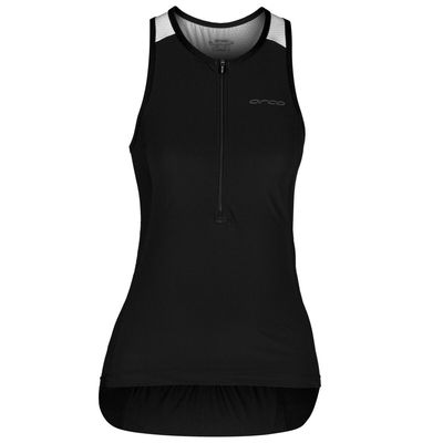 Orca Athlex tri top mouwloos zwart/wit dames XL Orca Athlex tri top mouwloos zwart/wit dames XL