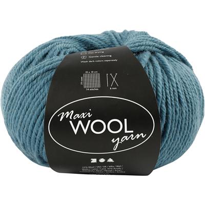 Creativ Company Wolgaren, l: 125 m, petrol, 100 gr/ 1 bol