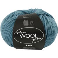Creativ Company Wolgaren, l: 125 m, petrol, 100 gr/ 1 bol