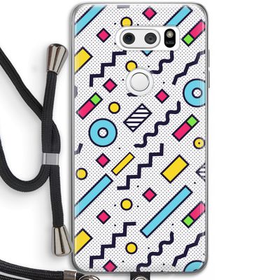 8-bit N°8: LG V30 Transparant Hoesje met koord