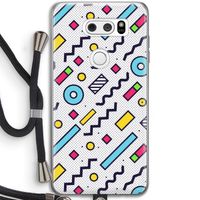 8-bit N°8: LG V30 Transparant Hoesje met koord