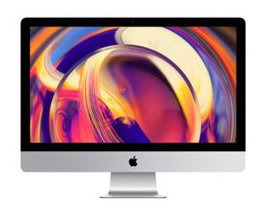 Apple iMac Intel® Core™ i5 68,6 cm (27") 5120 x 2880 Pixels 8 GB DDR4-SDRAM 1 TB Fusion Drive Alles-in-één-pc AMD Radeon Pro 575X macOS Mojave 10.14 Wi-Fi 5 (802.11ac) Zilver
