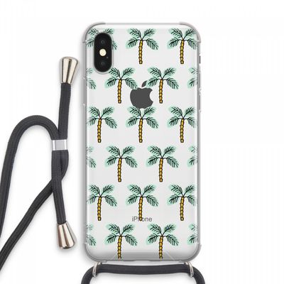Paradise: iPhone XS Max Transparant Hoesje met koord