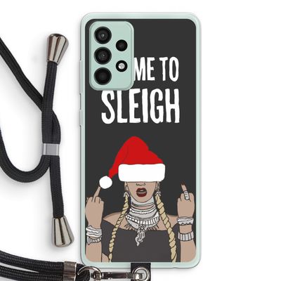 Came To Sleigh: Samsung Galaxy A52s 5G Transparant Hoesje met koord