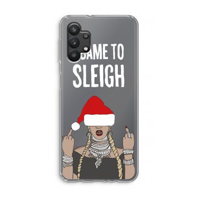 Came To Sleigh: Samsung Galaxy A32 5G Transparant Hoesje
