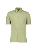 No- Excess Shirt Short Sleeve Twill Jersey 31420386 Overhemd 050 Green