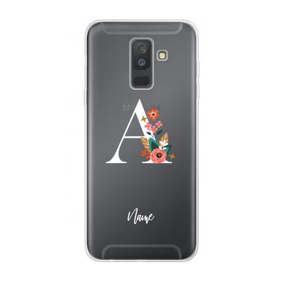 Pink Bouquet: Samsung Galaxy A6 Plus (2018) Transparant Hoesje
