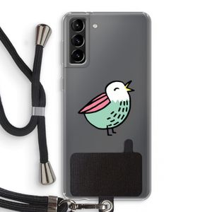 Birdy: Samsung Galaxy S21 Plus Transparant Hoesje met koord