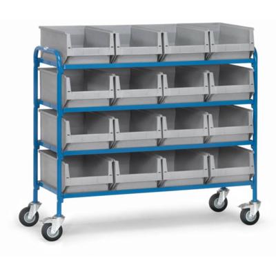 Fetra Hauptartikel 32951 Etagewagen Staal Poedercoating Laadvermogen (max.): 250 kg Stralend blauw (RAL 5007) Fetra Hauptartikel 32951 Etagewagen Staal Poedercoating Laadvermogen (max.): 250 kg Stralend blauw (RAL 5007)