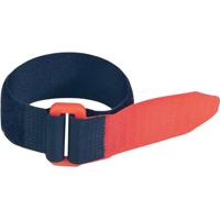 FASTECH® F101-25-240 Klittenband Met riem Haak- en lusdeel (l x b) 240 mm x 25 mm Zwart, Rood 5 stuk(s)