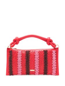 Cult Gaia sac à main Hera Nano à perles - Rouge