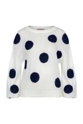 Eliza dot pullover - kit/dark blue - 13528