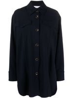 Rodebjer chemise boutonnée à col pointu - Bleu