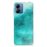 Smartphone hoesje Motorola Moto G14 Painting Blue