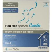 Flea Free ectoline duo hond 20-40kg pip#