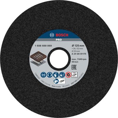 Bosch Accessoires Afbraamschijf voor rechte slijpmachine 125 mm, 20 mm, 24 1st - 1608600069