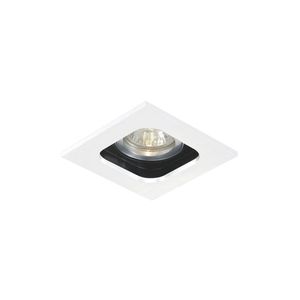 BWS Inbouwspot LED Kiana 1 10x10x9cm Vierkant Aluminium Wit OP = OP