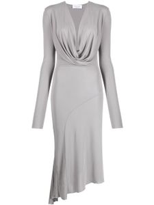 Blumarine robe courte à col bénitier - Gris