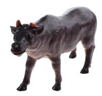 Johntoy Animal World stier 20 cm bruin - thumbnail