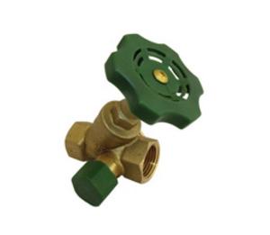 Kirchhoff Y-type afsluiter, 1/2", met aftapkraan - 989191055