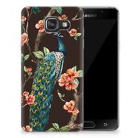 Samsung Galaxy A3 2016 | TPU Hoesje | Pauw met Bloemen
