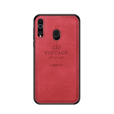PINWUYO schokbestendige waterdichte volledige dekking PC + TPU + huid beschermhoes voor Galaxy A60 (rood)