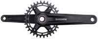 SHIMANO crankstel 12 speed fc-mt510-1 met 175mm crankarm 32t zwart