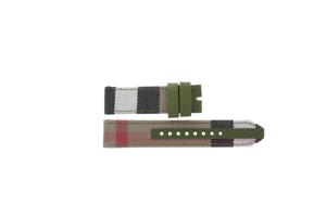 Horlogeband Burberry BU7832 Leder Multicolor 20mm