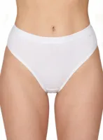 Ondergoed 2-Pack dames Rio slip - 32282 - Hoog opgesneden dames slip - Biologisch katoen - S - Zwart - Onderbroek - Ondergoed - S - Onderbroek - -