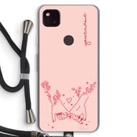 Best Friends: Pixel 4a 5G Transparant Hoesje met koord