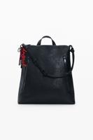 Middelgrote rugzak met Mickey Mouse™-applicaties - BLACK - U