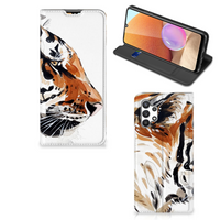 Bookcase Samsung Galaxy A32 4G | A32 5G Enterprise Editie Watercolor Tiger