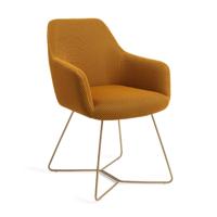 Jesper Home Eetkamerstoel 'Hiroo' Beehive Gold, kleur Groovy Garam