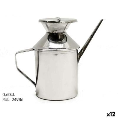 Flesje Kinvara 2056/BIG 2056/BIG Zilverkleurig Roestvrij staal 500 ml 17 x 14,5 x 8 cm (12 Stuks)