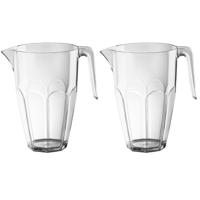 Santex Waterkarraf - 6x - 2,25 liter - onbreekbaar kunststof - schenkkan Santex Waterkarraf - 6x - 2,25 liter - onbreekbaar kunststof - schenkkan