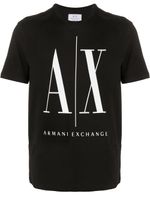 Armani Exchange t-shirt à logo imprimé - Noir